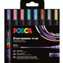 Uni Posca 5M paintmarkere 2,5mm 8 farver