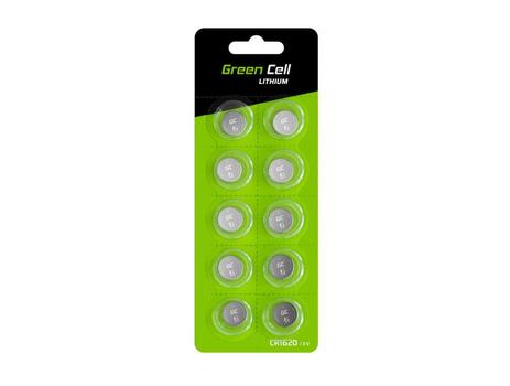 Green Cell CR1620 Batterier 70mAh, 3V, 5-pack (XCR03)
