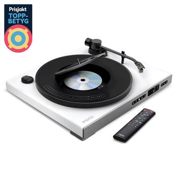 MIXX Vinyl and CD Player Analog Plus 2-in-1 White (MRRP-85-WH-583)