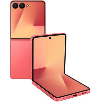 SAMSUNG Z Flip7 12GB 512GB 4.1inch 6.9inch 5G wifi7 USB3.2 BT 5.4 Dual sim e-sim IP48 NFC UWB 4300mAh 25w cable incl. TA excl. Coral (SM-F766BZRHEUB)