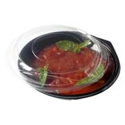 ØVRIGE Låg t/plastbakke, Rund, Ø 215, højde 25 A-PET, transparent, t/salatbowl karton a 300 stk Fødevaregodkendt