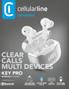 CELLULAR LINE CL BT Earphones Key Pro TWS Univ. White (BTKEYPROTWSW)