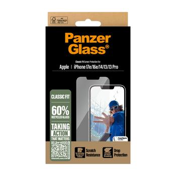 PanzerGlass Classic Fit iPhone 13, iPhone 13 Pro, iPhone 14, iPhone 16e (PGRCLFIG29845)