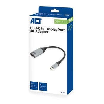 ACT USB-C to Displayport adapter 4K (AC7030)
