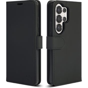 IIGLO Galaxy S26 Ultra Lommebokdeksel (sort) 3 kortlommer,  magnetisk lukking, laget i PU skinn (II-S26U-WCASE)