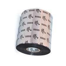 ZEBRA 1 ROLL RIBBON 5555 110X30 WAX/RESIN FOR P4T (MOQ-10) (05555BK110D)