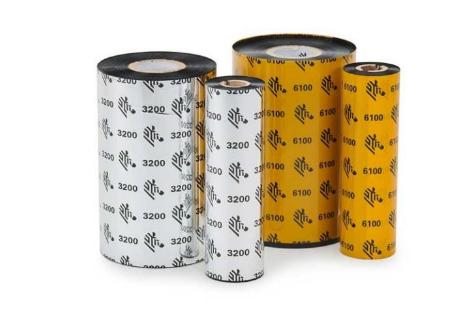 ZEBRA 1 RIBBON 3200 WAX/RESIN SAMPLE 110 MM 50 METERS SUPL (03200BK11005)