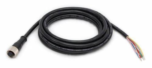 ZEBRA CABLE POWER 5M 12 PIN M12 TO FLYING LEADS STANDARD FLEX CABL (CBL-PWR00500-M1200)