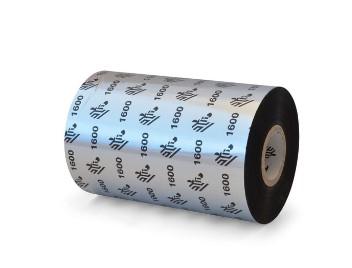ZEBRA SAMPLE WAX RIBBON 110MM X 50M 1600 ECONOMY 25MM CORE SUPL (01600BK11005)