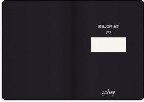 BURDE Notatbok BURDE Deluxe A5 sort (92744000)