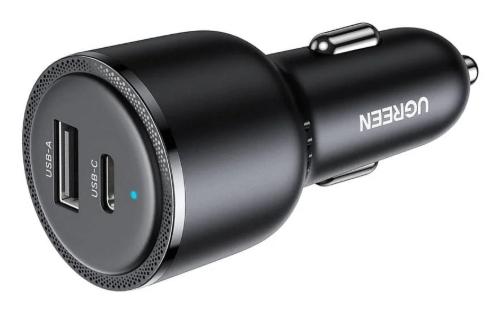 UGREEN 63w 2-Port Fast Car Charger (35023)