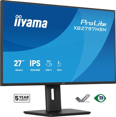 27" iiyama ProLite XB2797HSN-B1 - LED monitor - Full HD (1080p) - 27"