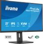 IIYAMA 27'' IPS QHD 75Hz puertos y KVM Pro Max