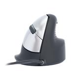 R-GO Tools R-Go Ergonomic mouse HE Break - mus - USB - svart/ sølv (RGOHE)