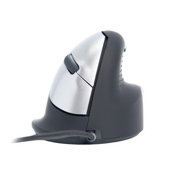 R-GO Tools R-Go Ergonomic mouse HE Break - mus - USB - svart/ sølv (RGOHE)