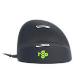 R-GO Tools R-Go Ergonomic mouse HE Break - mus - USB - svart/ sølv (RGOHE)