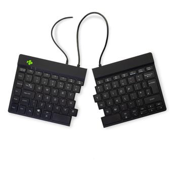 R-GO Tools Split Keyboard, (UK), black (RGOSP-UKWIBL)