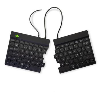 R-GO Tools R-Go Ergonomic Keyboard Split break - tastatur - QWERTY - Nordisk - svart Inn-enhet (RGOSP-NDWIBL)