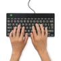 R-GO Tools R-Go Compact Break Keyboard, (RGOCONDWDBL)