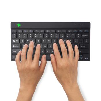 R-GO Tools Compact Break Ergonomic Keyboard, QWERTY (US), Wireless Black (RGOCOUSWLBL)