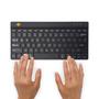 R-GO Tools Compact Break Ergonomic Keyboard, QWERTY (US), Wireless Black (RGOCOUSWLBL)