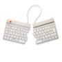 R-GO Tools Split Break Ergonomic Keyboard, QWERTY (Nordic), Wireless - White (RGOSBNDWLWH)