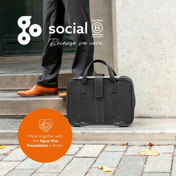 R-GO Tools Viva Laptopbag,  full grain (RGOAVLAPBL)