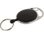 CARDKEEP Yoyo med krog, bælteclips og nøglering sort