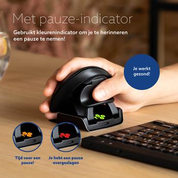 R-GO Tools Twister Break Ambidexter Mouse (165-185mm),  Wireless (RGOTWBMWLBL)