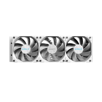 GIGABYTE Eagle 360 Ice ARGB Kylare (vit) LGA 1851/ 1700/ 115x/ 1200 AM 5/4, 3x120mm, 37,6 dBA, (GP-GIGABYTE EAGLE 360I)