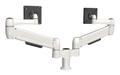 KENSON Spacearm pro s2 double with clamp and through mount, white