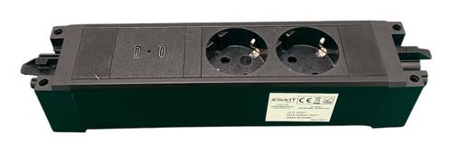 KENSON Powerdock click 2 socket, 2 usb - c - black (KAS9202)