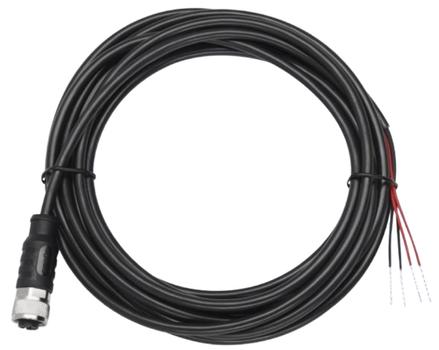 ZEBRA M12 TO FLYING LEADS DC PWR CORD 10M NO PWR SUPPLY REQ 12-24VDC CABL (CBL-PWRD100-M1200)