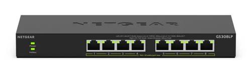 NETGEAR Switch 8 port PoE Gigabit Unmanaged GS308LP (GS308LP-100EUS)