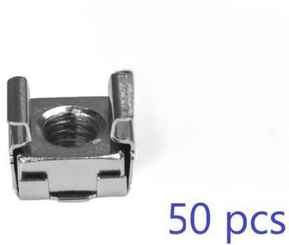 LANVIEW M5 CAGE NUT SET 1set= 50pcs (LVR-M5-CAGENUTS-50PCS)