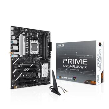 ASUS PRIME A620A-PLUS WIFI ATX motherboard 4xDDR5 1xPCIe 4.0 2xM.2 1xHDMI 1xDisplayPort 4xSATA (90MB1PF0-M0EAY0)