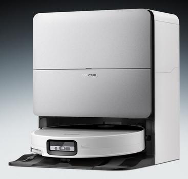 Roborock Saros 20 Sonic Complete hvit AdaptiLift,  VibraRise moppesystem,  36.000 Pa sugekraft,  oppgradert dock (S20SC02-00)