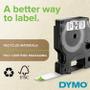 DYMO Rhino 9 mm  Vinyl white on Black (1805437)