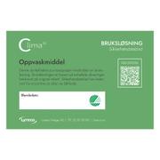 OEM Bruksetikett CLIMA30 Oppvaskmiddel