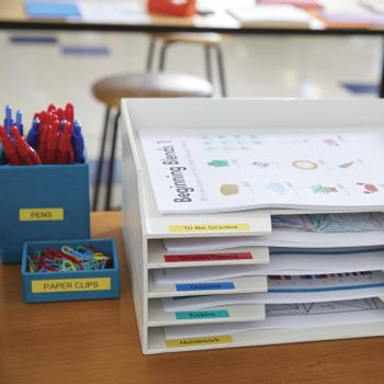 DYMO D1 tape 6mmx7m black/ yellow (S0720790*5)