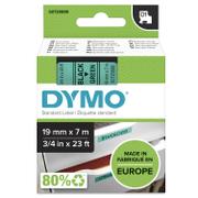 DYMO D1 merkkausteippi 19mm,vihreä/musta teksti, 7m (45809)
