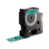 DYMO D1 19mm 1pk, Sort/ Gronn (S0720890)