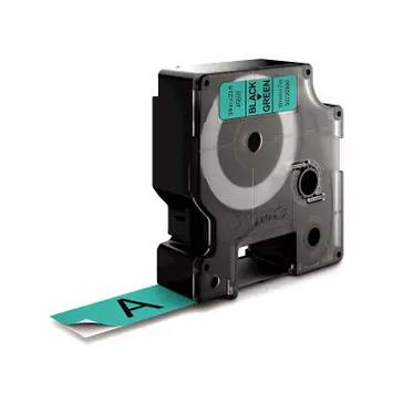 DYMO D1 19mm 1pk, Sort/ Gronn (S0720890)