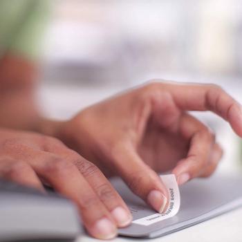 DYMO D1 Tape Perm. polytape 12mm Sort På Hvid (S0718060)