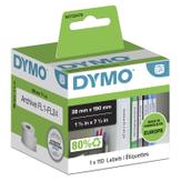 DYMO Etikett SMALORDNER 1pk, 38x190 (S0722470)