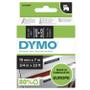 DYMO D1 19mm  Hvit/Sort