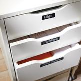 DYMO D1 19mm 1pk, Hvit/Sort (S0720910)