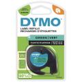 DYMO 91204 Plastictape Green 12mm x 4m