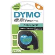 DYMO 91204 Plastictape Green 12mm x 4m