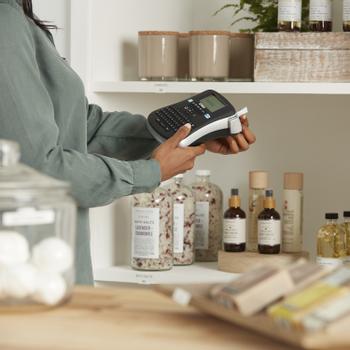 DYMO LabelManager 210D AZERTY, Black / Silver (S0784460)